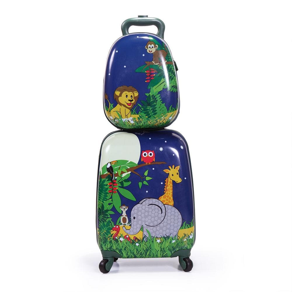 Veryke 2Pc Kids Carry-on Luggage Set, Kids Suitcase with 4 Spinner Wheels,  Trolley for Boys and Girls Travel Gift - Universe - Walmart.com
