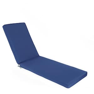 Outdoor Patio Chaise Lounge Chair Cushion Replacement Seat Cushion, Navy Blue