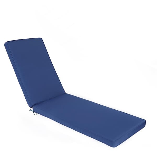 unique choice Outdoor Patio Chaise Lounge Chair Cushion Replacement Seat Cushion, Navy Blue