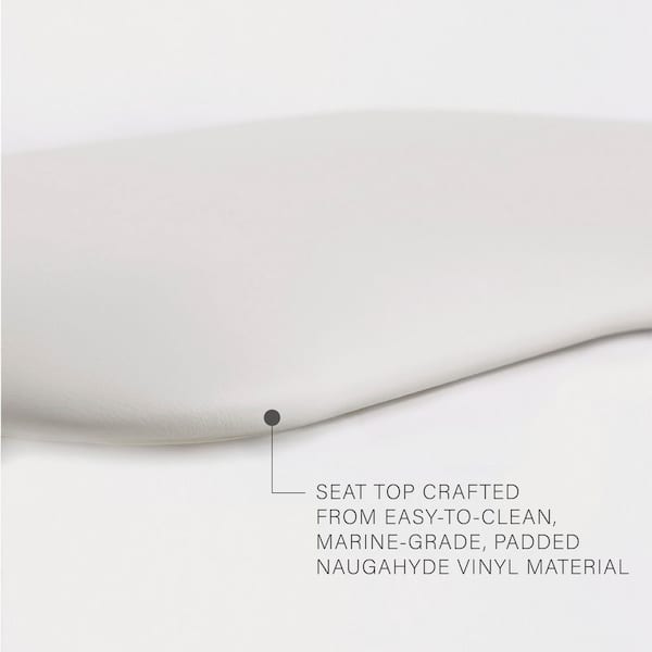 Seachrome P-B220135-NW Replacement Cushion Shower Seat Top Only, White