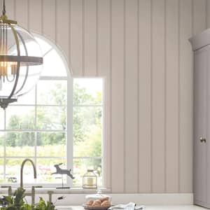 Laura Ashley Chalford Wood Panelling Dove Grey Wallpaper Sample