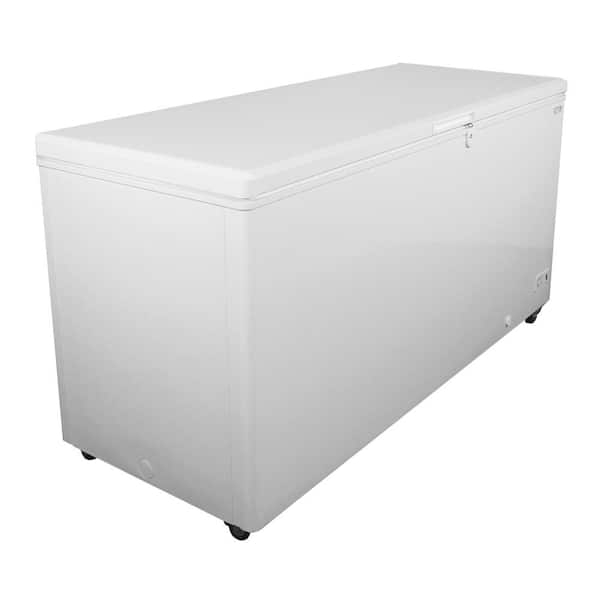 Kelvinator 71 in. 21 cu. ft. Manual Defrost Commercial Chest Freezer with Soft Closing Mechanism in White
