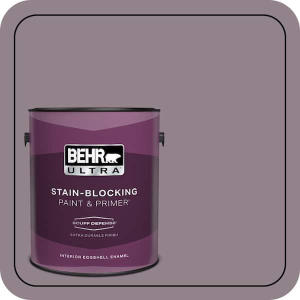 BEHR ULTRA 1 gal. #N110-4 Gothic Purple Extra Durable Eggshell Enamel Interior Paint & Primer