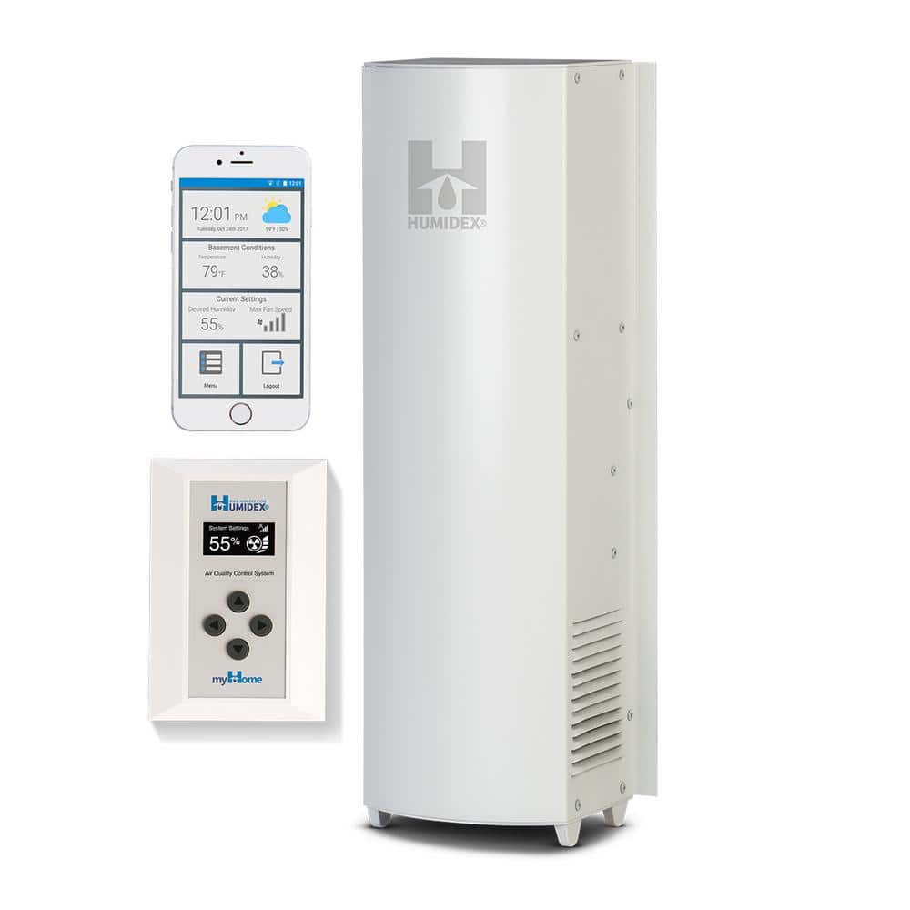 Humidex Whole House Crawl Space Digital Ventilation System/Dehumidifier ...