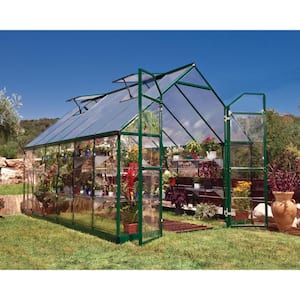 Balance 8 ft. x 12 ft. Hybrid Green/Clear DIY Greenhouse Kit