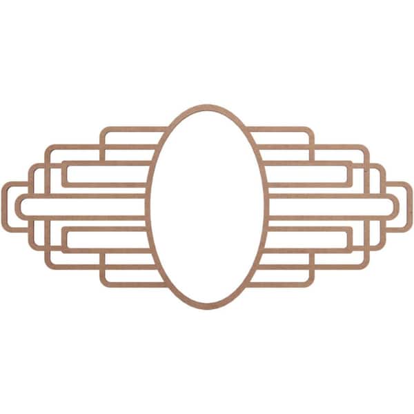 Ekena Millwork 0.375 in. x 6.75 in. x 9 in. Wood Medallion Moulding