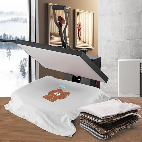 16 in. L x 24 in. W Heat Press 1700W Power Heat Press Machine Fast Heating High Pressure Heat Press Machine for T-Shirt