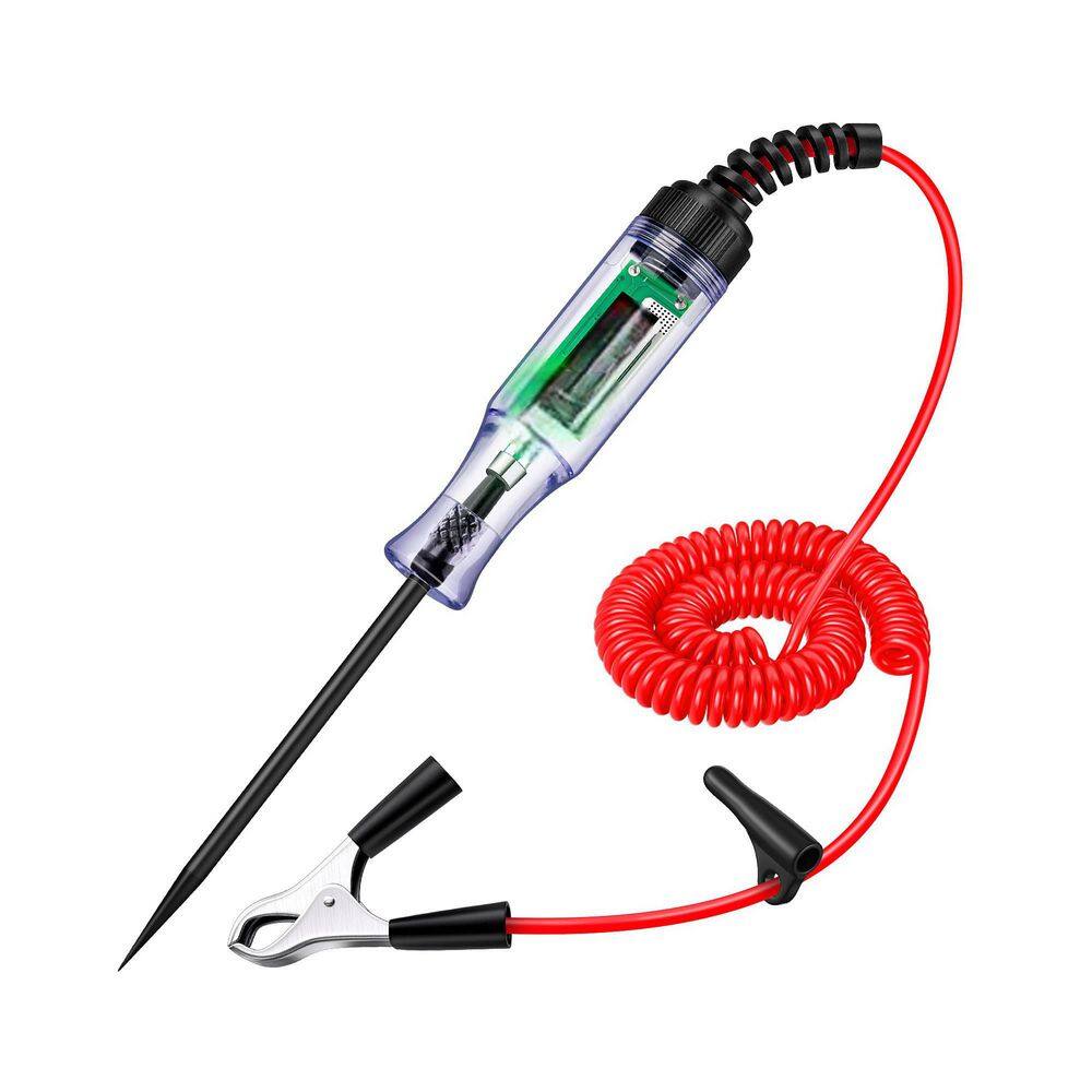 Digital LED Voltage Test Pen with Display 5-90V Circuit Tester Stainless Steel Probe Extended Spring Wire Automotive price history on PriceWatchPro