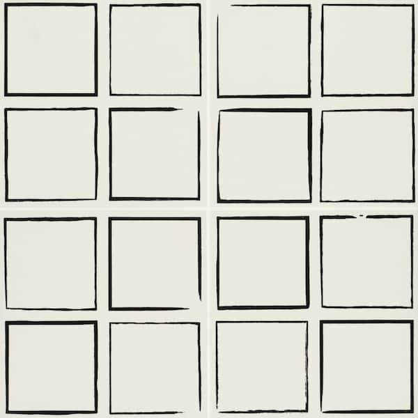 Rothko Square 9 in. x 9 in. Matte Square Sketch Ceramic Tile (10.76 sq. ft./Case)