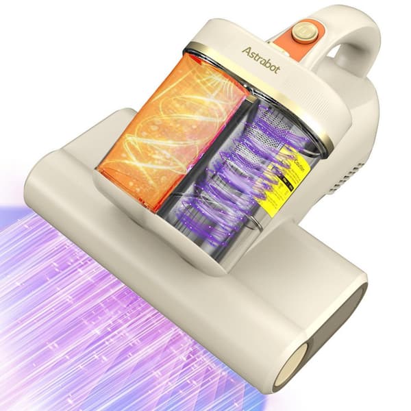 Bagless Corded HEPA Filter Handheld Vacuum for Mattress, Bed, Couch, Carpet, Rug Surfaces in White