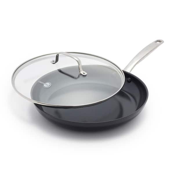 Chatham Prime Midnight 12 in. Hard-Anodized Aluminum Ceramic Nonstick Frying Pan in Black