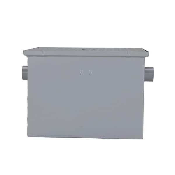 Zurn GT2700 2 in. No-Hub Grease Trap with Flow Control, 15 GPM