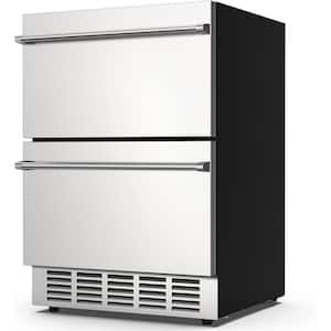 3.25 cu. ft. Built-In Outdoor Refrigerator in Stainless Steel Silver