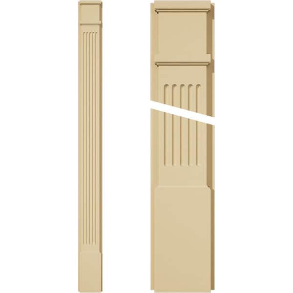 Ekena Millwork 2 in. D x 6 in. W x 72 in. L Primed Polyurethane Pilaster 1- Pack