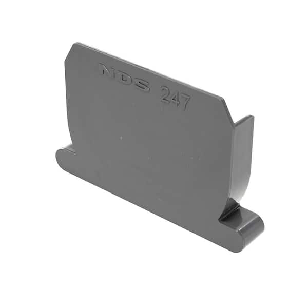 NDS 4 in. PVC Spee-D Channel End Cap