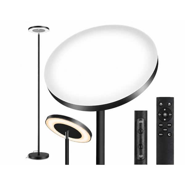 BICIK Double Side Lighting 71 in. Black Dimmable and Color