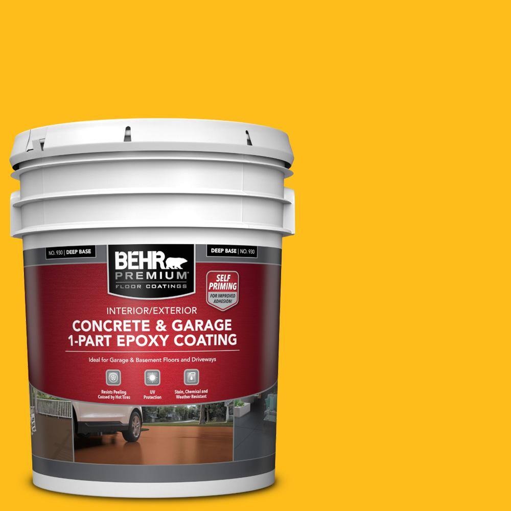 5 gal. #P290-7 Laser Lemon Self-Priming 1-Part Epoxy Satin Interior/Exterior Concrete and Garage Floor Paint price history on PriceWatchPro