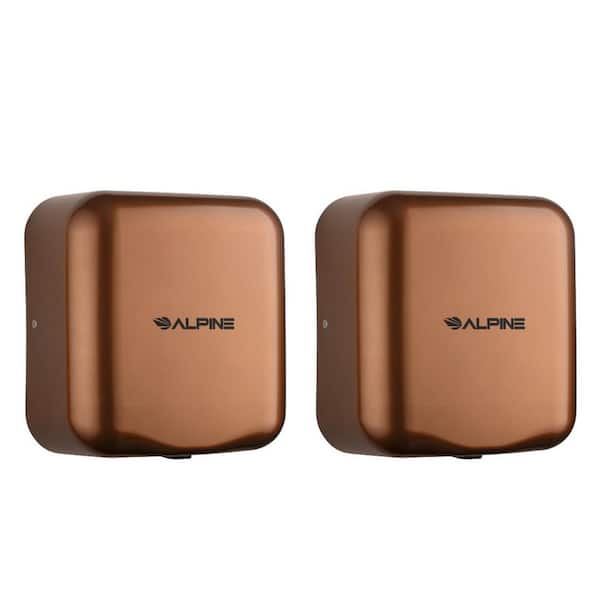 Alpine Industries Hemlock Commercial Copper High-Speed Automatic Electric Hand Dryer (2-Pack)