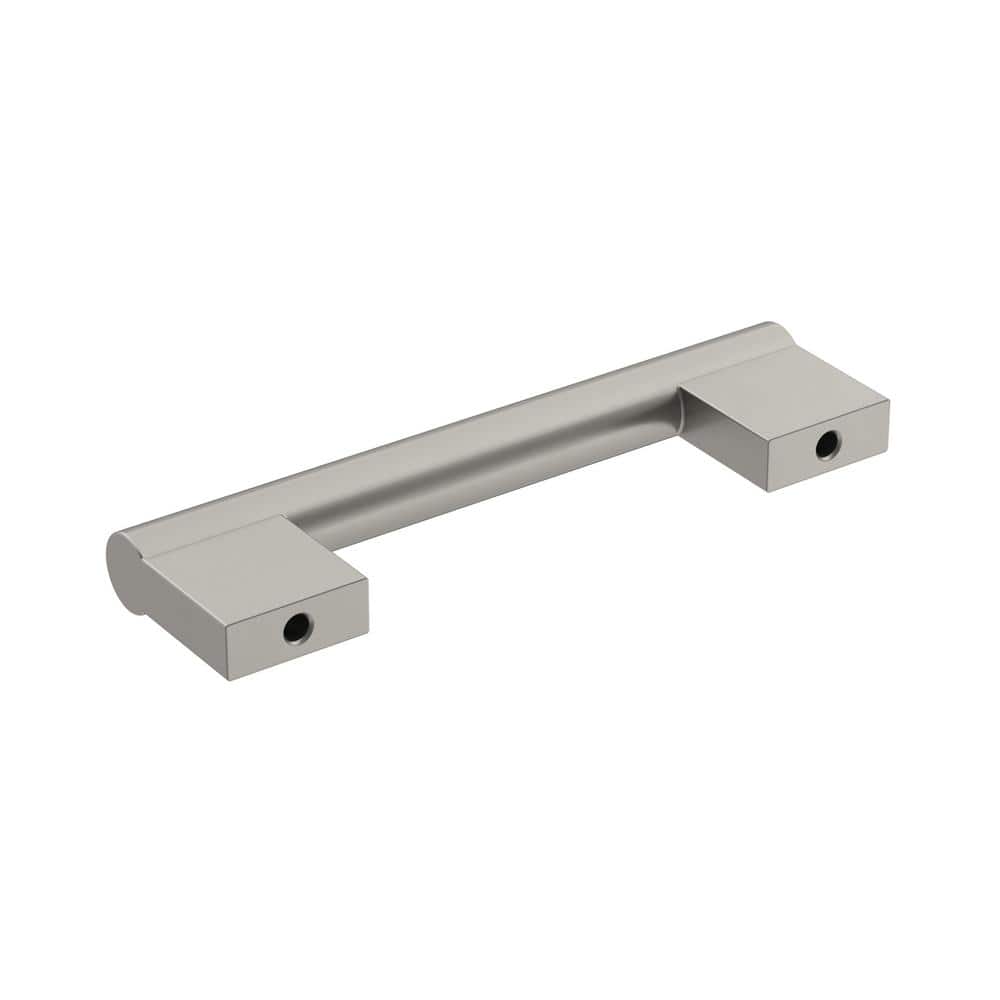 Satin Nickel 3-3/4 Inch Modern Cabinet Pull