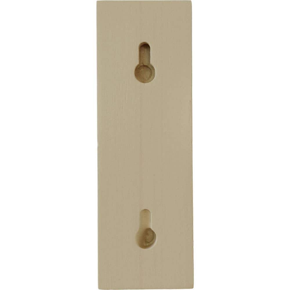 Ekena Millwork Reece 2.5"W Rubberwood Shelf Bracket