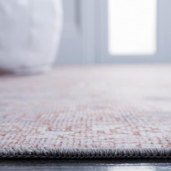 Style Selections 2 X 6 (ft) Grey Indoor Border Machine Washable Runner Rug  in the Rugs department at