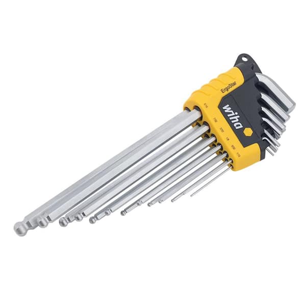 Wiha ErgoStar Ball End Hex L-Key Set - Inch (13-Piece) 66988