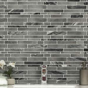 Fountain Hills Interlocking 11.73 in. x 11.61 in. Textured Glass Patterned Look Wall Tile (9.5 sq. ft./Case)