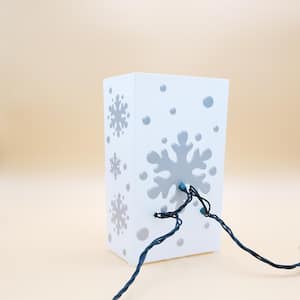 Solar Powered Luminaria Kit - Snowflake (6-Count)