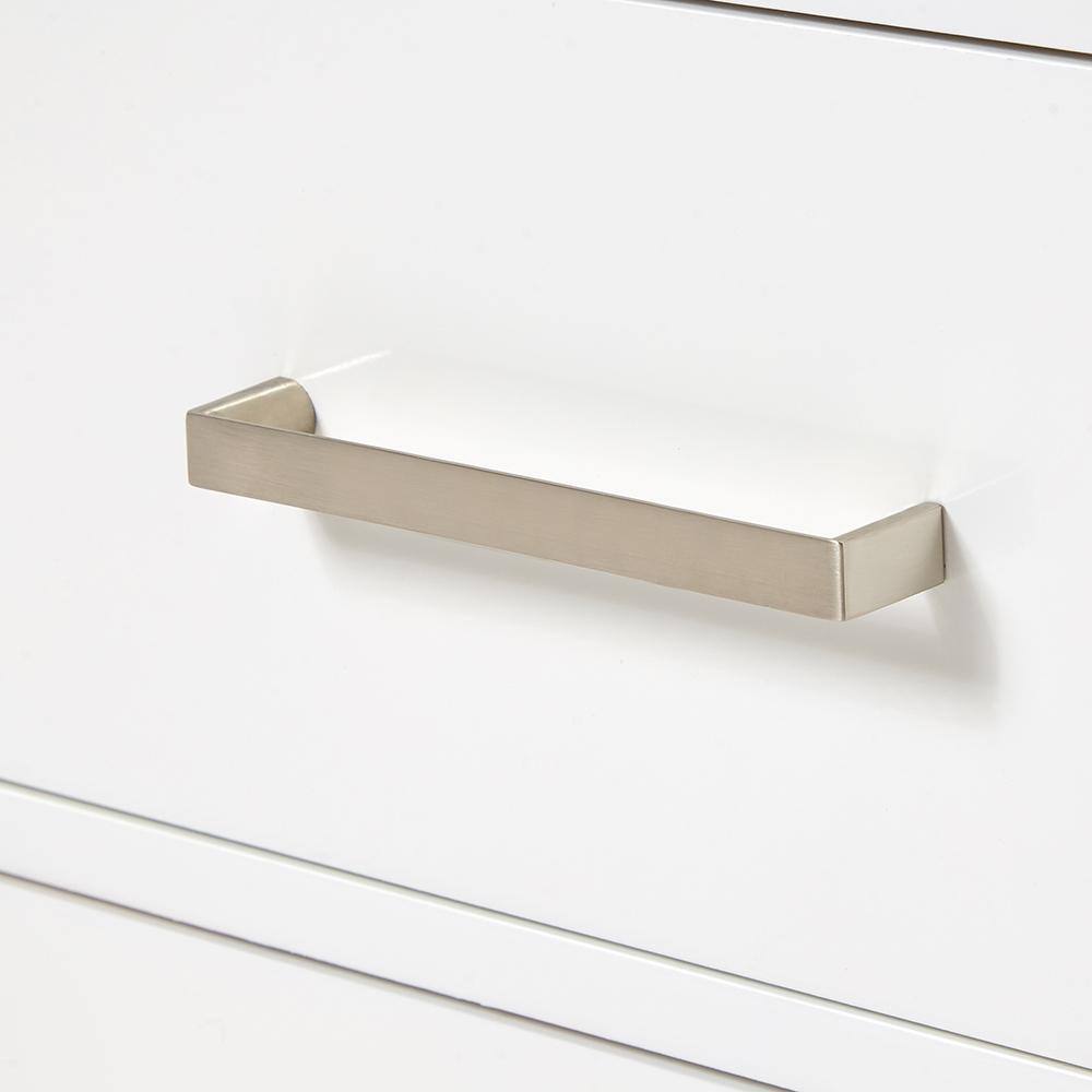 White Solid Wood 42" Freestanding Single Vanity Cabinet