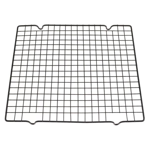 Carbon Steel Nonstick Wire Cooling Rack, Black, 11.2 in x 10 in, Oven Safe, for Baking and Roasting
