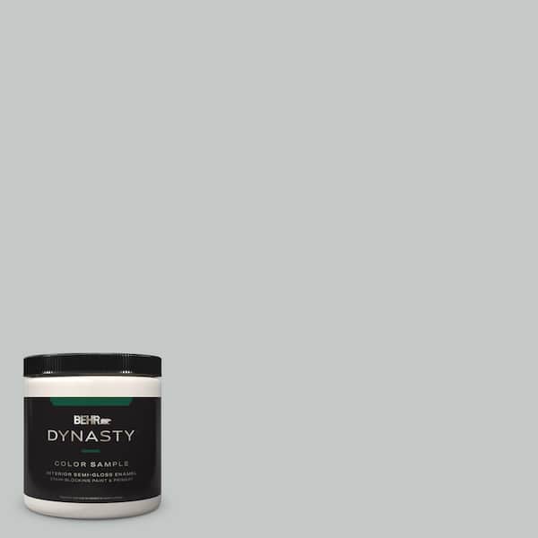BEHR DYNASTY 8 oz. #N450-2 Zero Gravity Semi-Gloss Enamel Stain-Blocking Interior/Exterior Paint & Primer Sample
