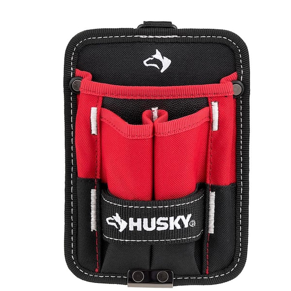 Husky Small Red & Black Canvas Tool Bag 12”