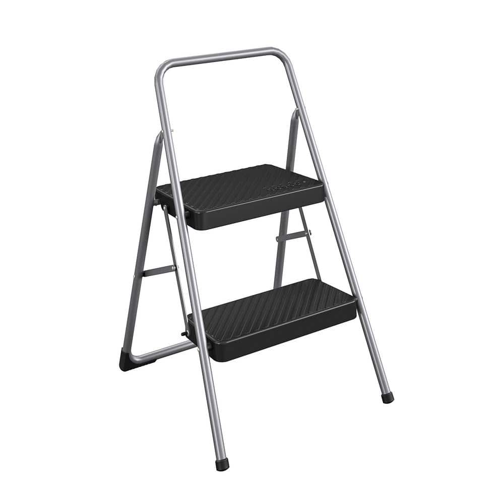 Cosco 2-Step Household Folding Step Stool Ladder, 200 lbs. Load Capacity, Type 3 Duty Rating 11137PBL1E
