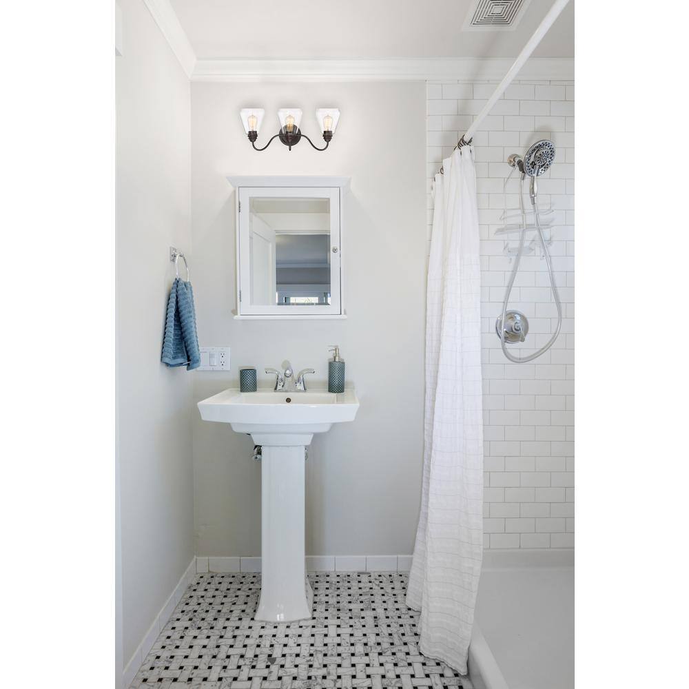 Urban Loft 24" Satin Bronze Industrial Bath Bar Light