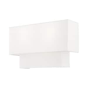 Claremont 2 Light Brushed Nickel ADA Wall Sconce
