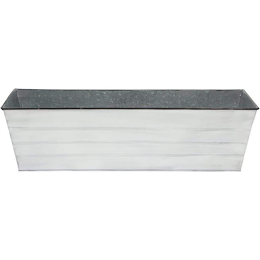 Cubilan Steel Window Box Large White Designs C21W Window Box Large