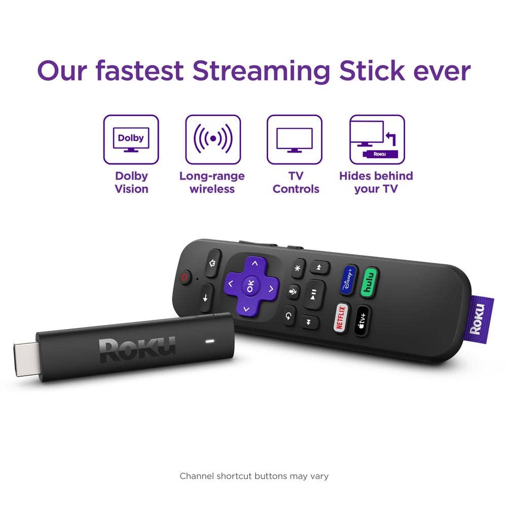 Roku 4K HDR Streaming Stick with Voice Remote