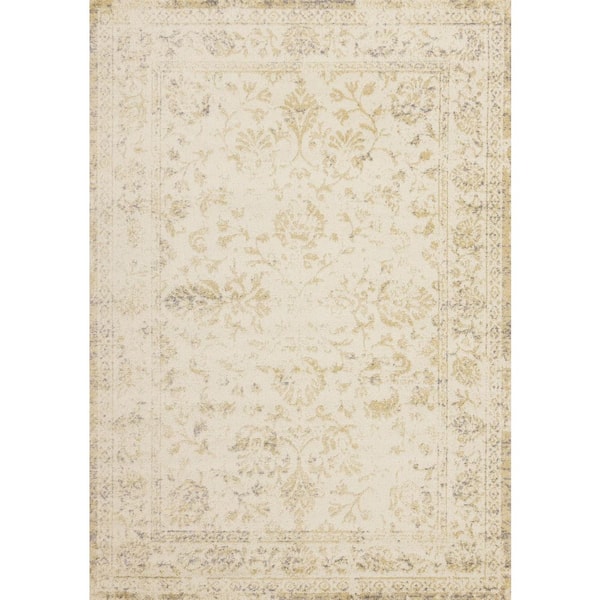 Beige  5 x 8 ft. Woven Abstract Rectangle Indoor Area Rug