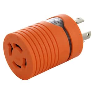 30 Amp 4-Prong 125/250-Volt L14-30P Plug to L14-20R 20 Amp 4-Prong 125/250-Volt Connector