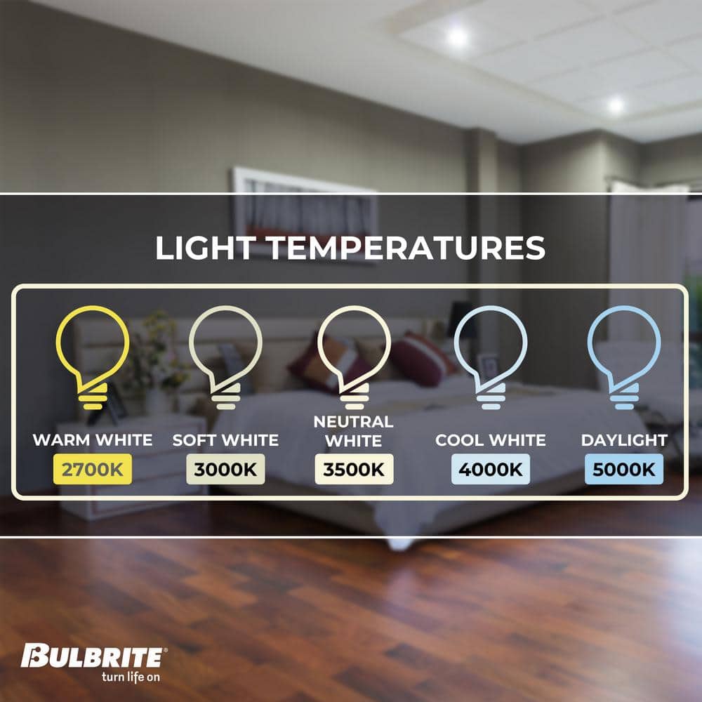 6-Inch White Aluminum Dimmable LED Recessed Lighting Kit