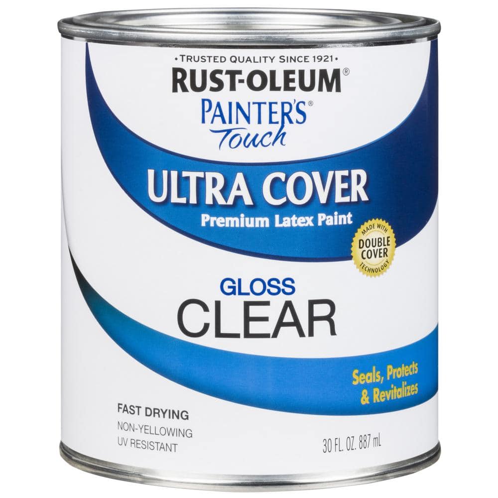 Have a question about Rust-Oleum Painter's Touch 30 oz. Ultra Cover Gloss  Clear General Purpose Paint? - Pg 1 - The Home Depot