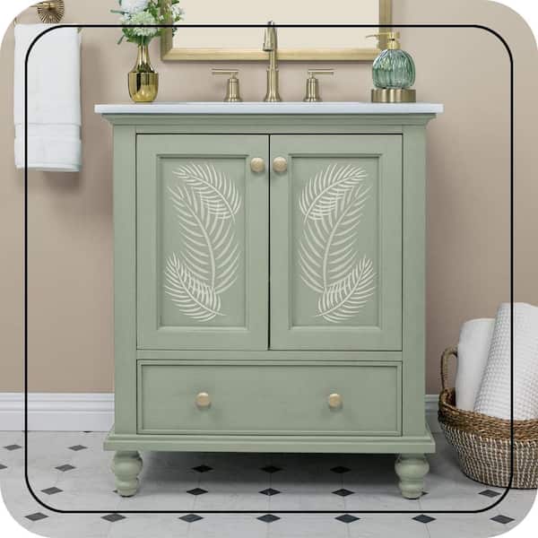 1 qt. #N390-4 BITTER SAGE Interior Chalk Finish Paint