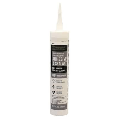 Watershield Shower System 10.1 oz Multi-Purpose Construction Adhesive Sealant