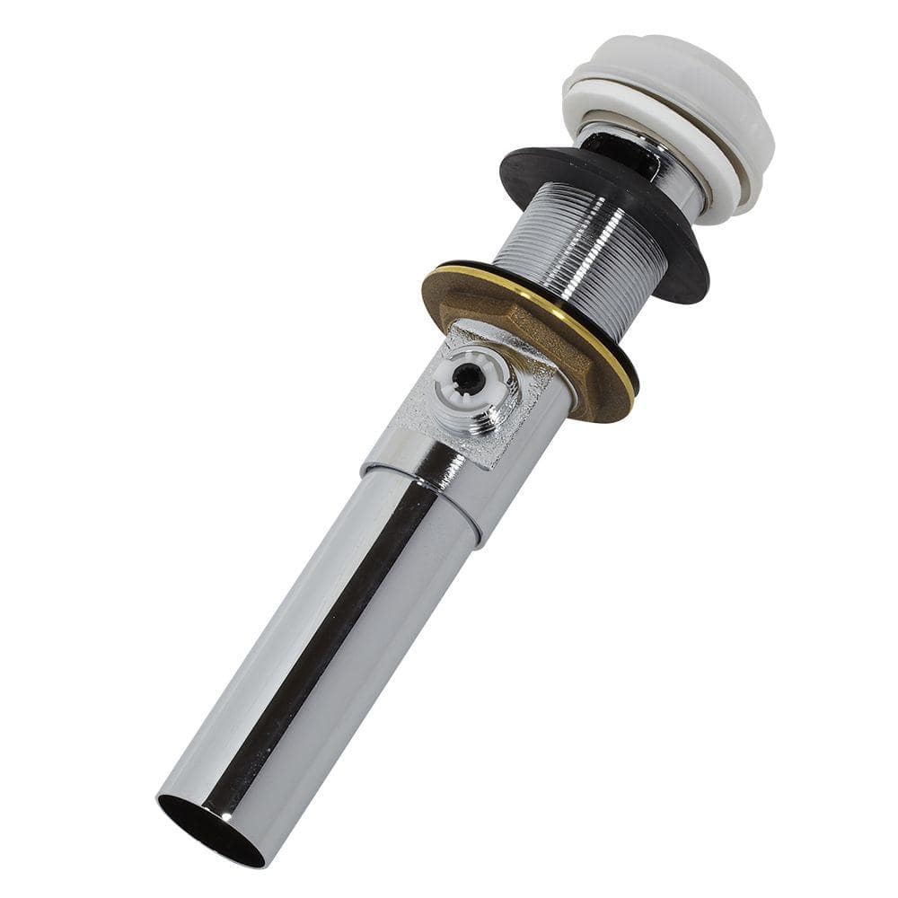 Metal 2-Piece Drain Assembly, Brushed Nickel