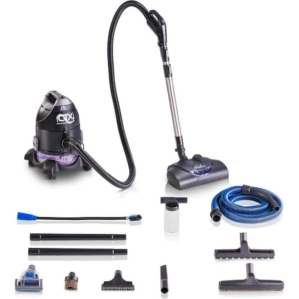 CTX Bagless Corded Water Filtered MultiSurface Black Canister Vacuum