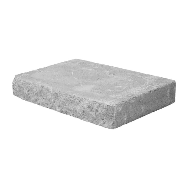 18 in. x 3 in. x 13.5 in. Pewter Concrete Retaining Wall Cap (24-Pieces/36 Face ft. /Pallet)