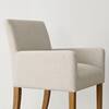 LAOTIES Beige Linen Upholstered Armchair(Set of 2) NORTH-ARMCHAIR-2PCS-BEIGE-HULK