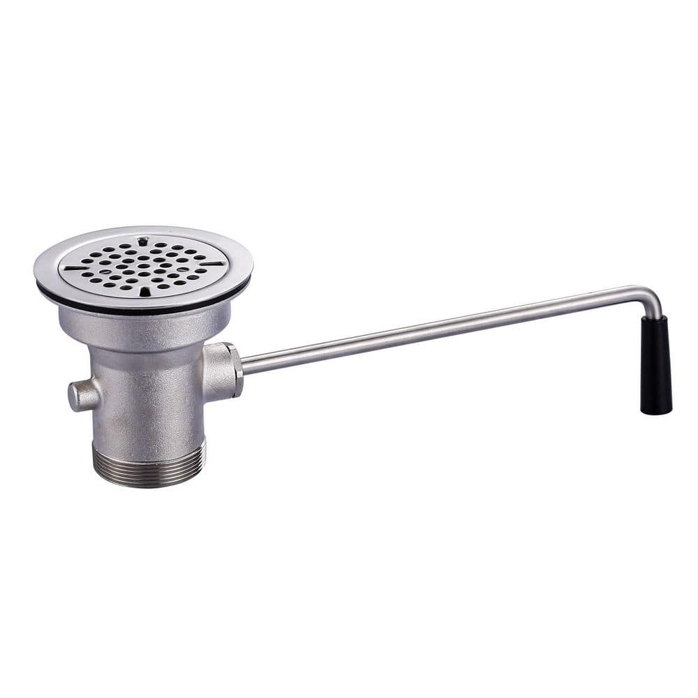 3-1/2 in. Commercial Sink Drain Valve with Twist Handle and Overflow Outlet price history on PriceWatchPro
