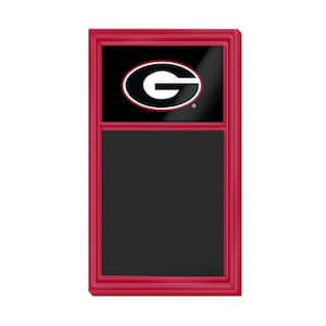 31.0 in. x 17.5 in. Georgia Bulldogs Plastic Chalkboard