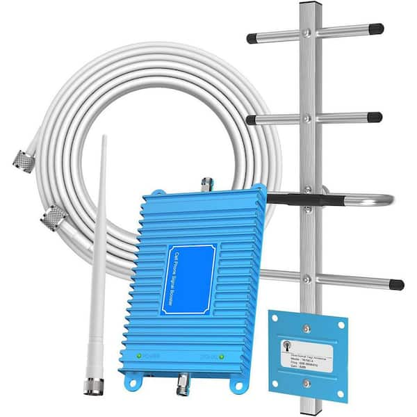 5,000 sq. ft. Cell Phone Signal Booster for Home UHF with Extend Phone Battery Life Cell Phone Outdoor/Indoor Antennas